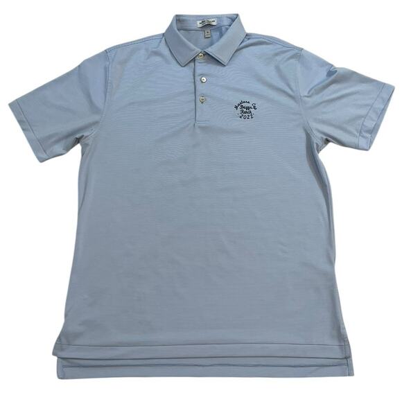 PETER MILLAR Southern Comfort Polo Shirt Medium Masters Cup Briggs Ranch Golf